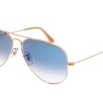 Ray-Ban RB3025 001/58 Aviator Large Metal Gold Polarized Sunglasses – 58mm